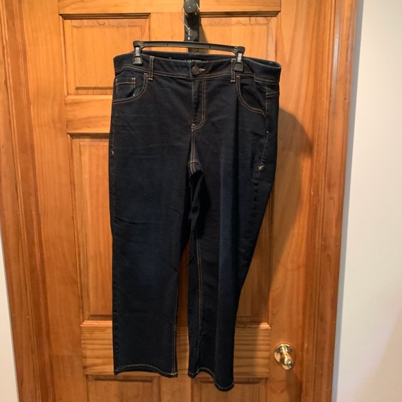 Lane Bryant Genius Fit Jeans Straight Leg Crop Size 18 - Picture 2 of 5